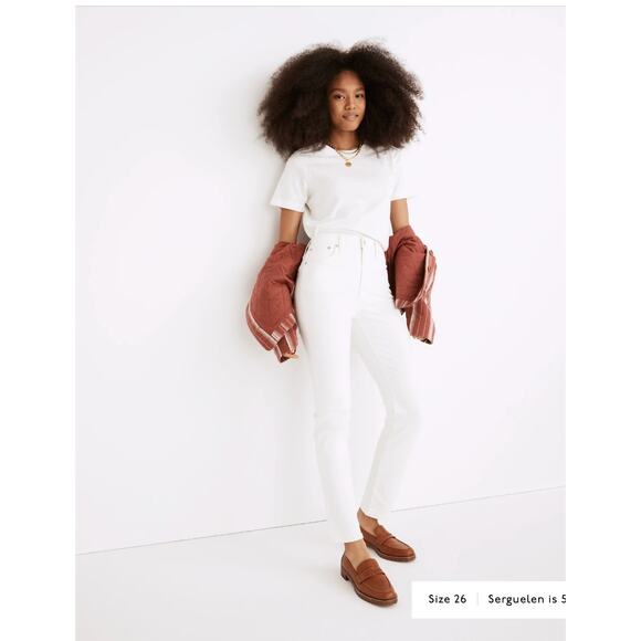 Madewell Denim - MADEWELL The Perfect Vintage Denim Jean in Tile White ND501 // 28
